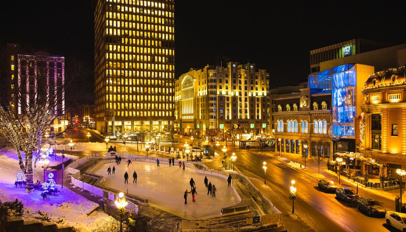 Patinoire place D'Youville