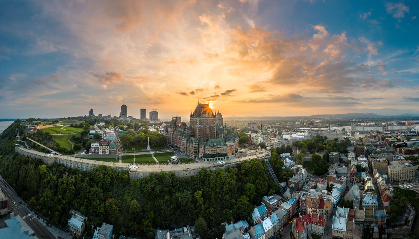 Vue sur la Haute-Ville et la Basse-Ville de Québec