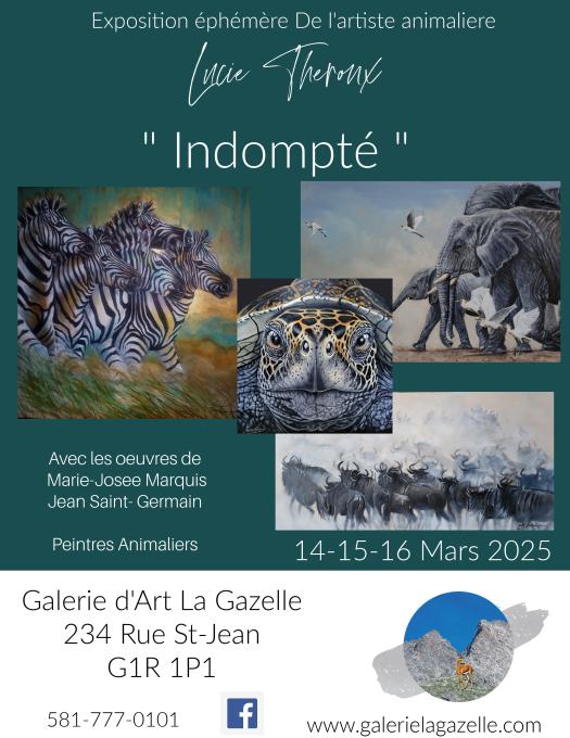 Exposition éphémère - Lucie Théroux: Indompté