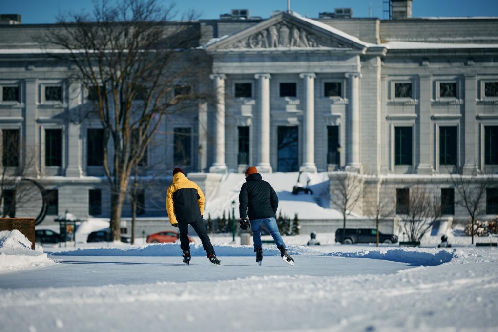 Anneau de glace des plaines d'Abraham