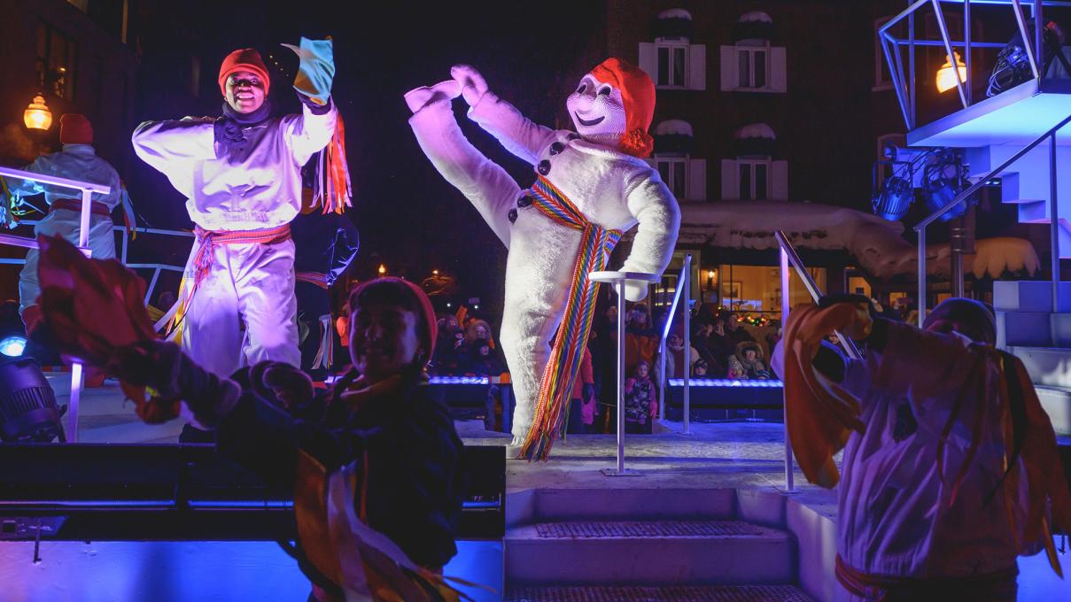 Quebec Winter Carnival Night Parade