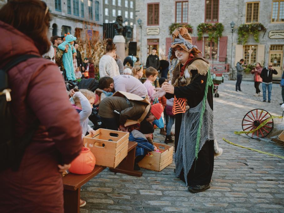 Halloween au Quartier Petit Champlain et Place-Royale