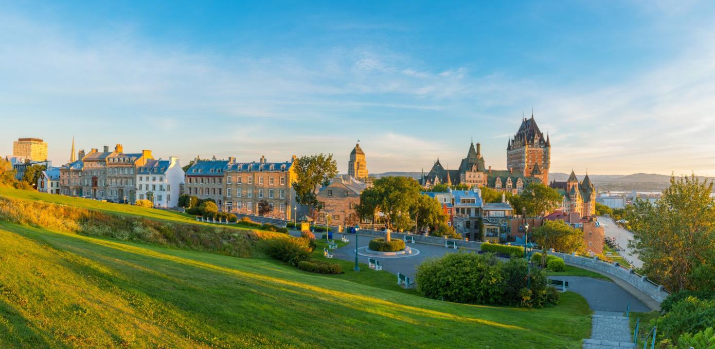 Vue de la terrasse Pierre Dugua De-Mons