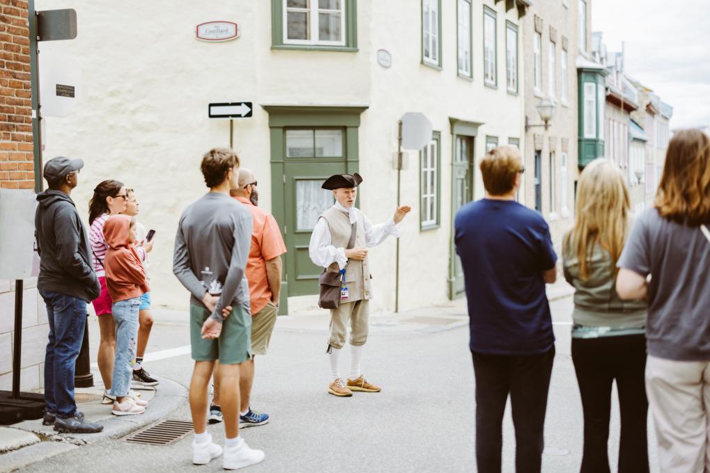 Guided walking tour in Old Québec