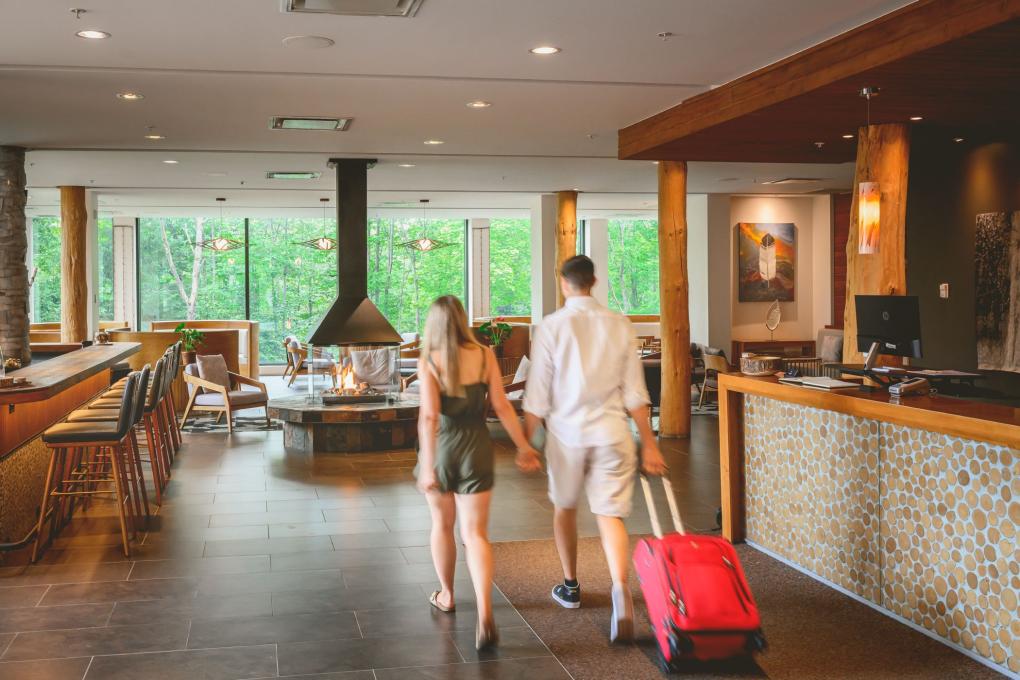 Lobby de l'Hôtel-Musée Premières Nations