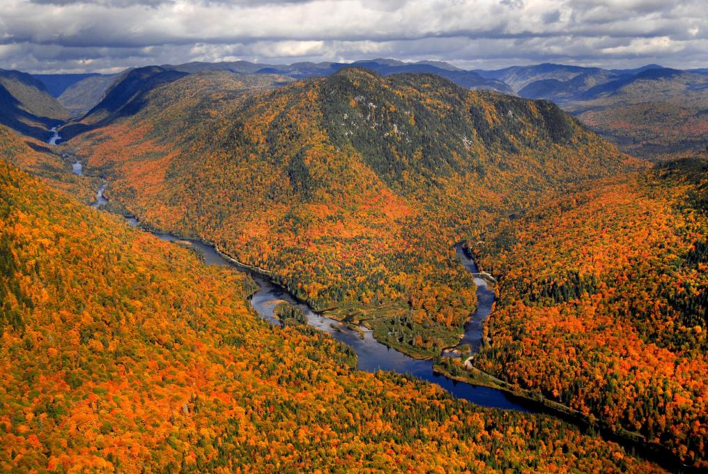 Parc national de la Jacques-Cartier en automne