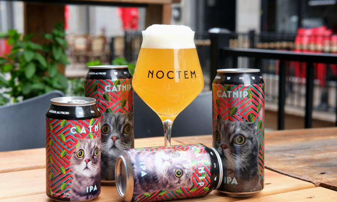 Noctem Artisans Brasseurs - Catnip-Cans-Glass