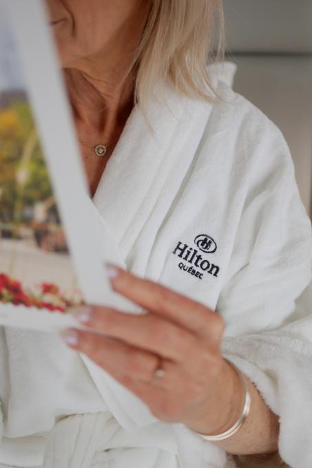 Hilton Quebec - Bathrobe in room