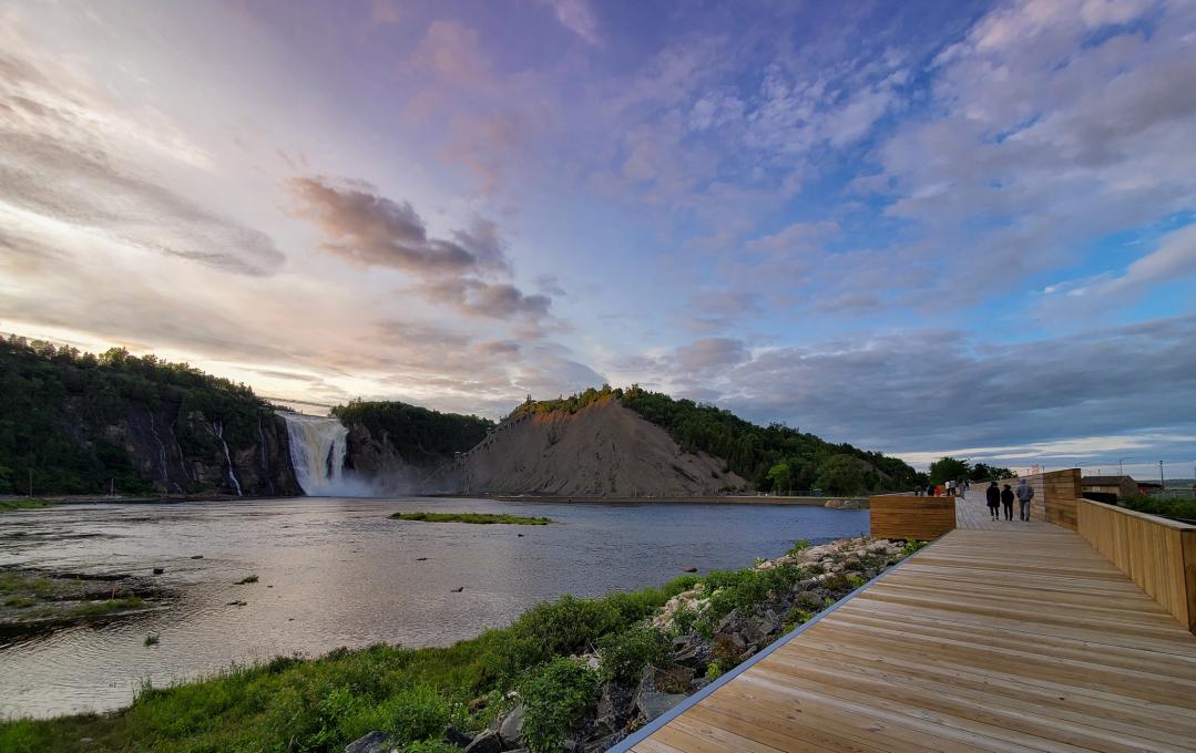 Parc de la Chute-Montmorency - passerelle contemplative