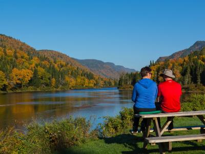 Parc national de la Jacques-Cartier en automne