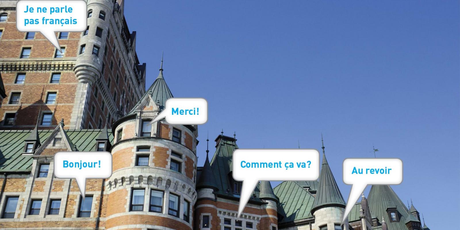 Is it fine to speak English in Quebec city?