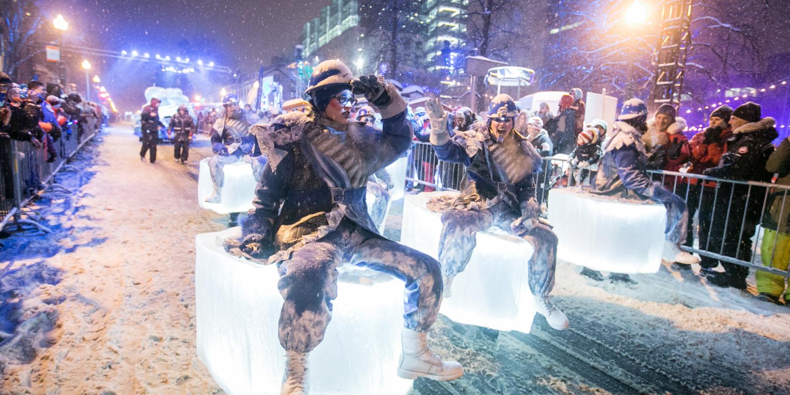 Québec Winter Carnival Night Parades