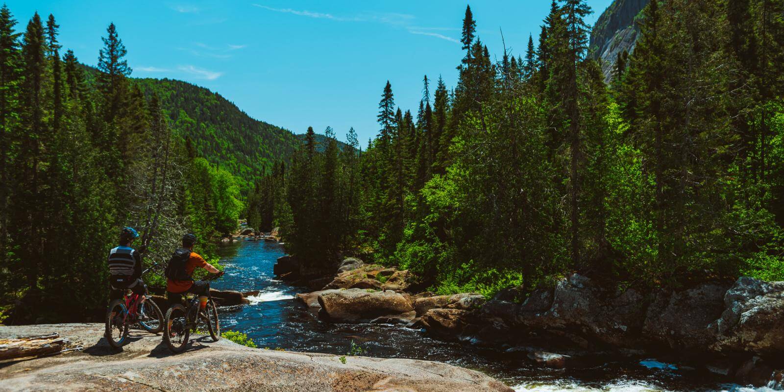 Vallée du bras du nord vélo de montagne sale