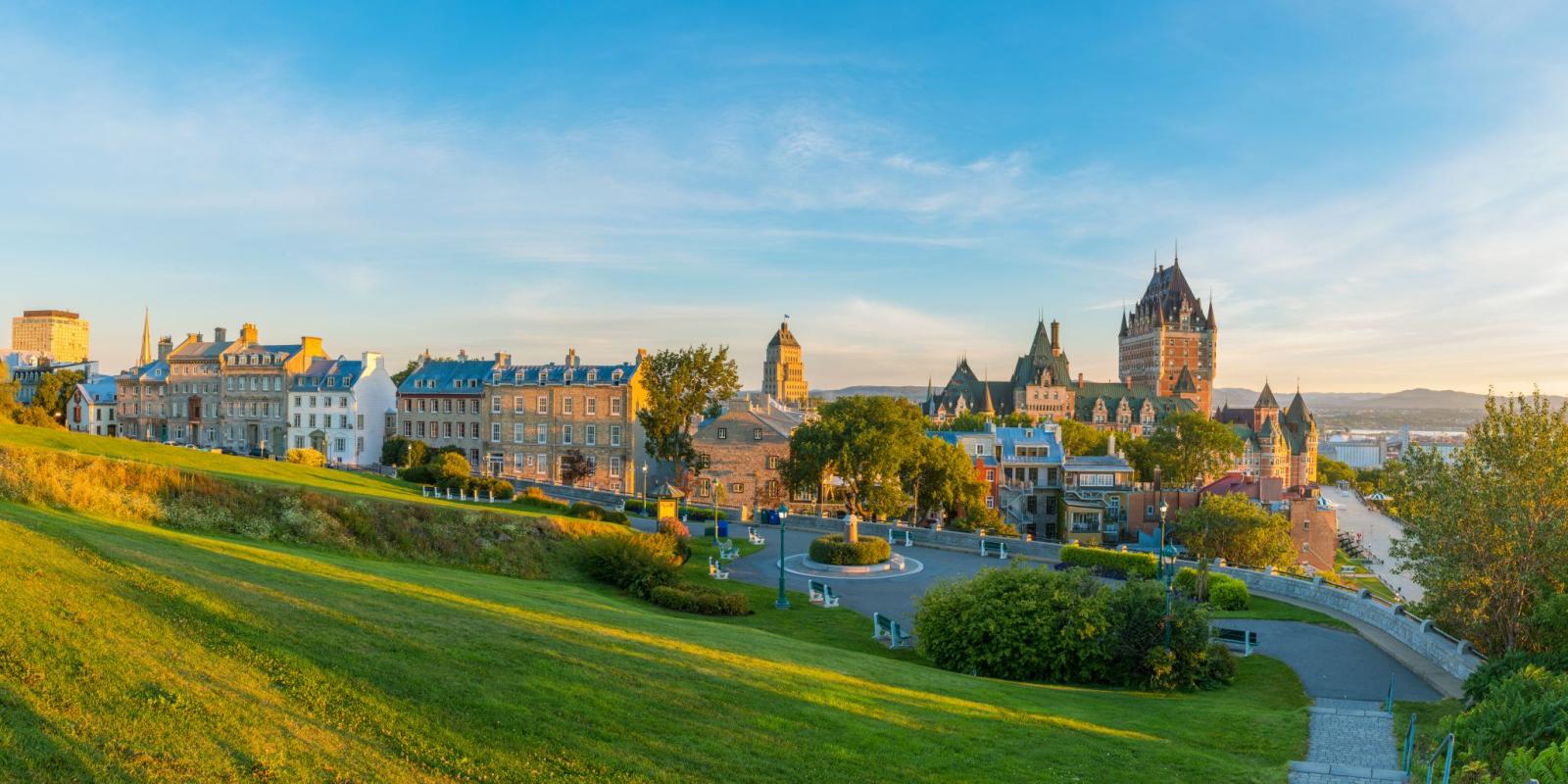 Vue de la terrasse Pierre Dugua De-Mons