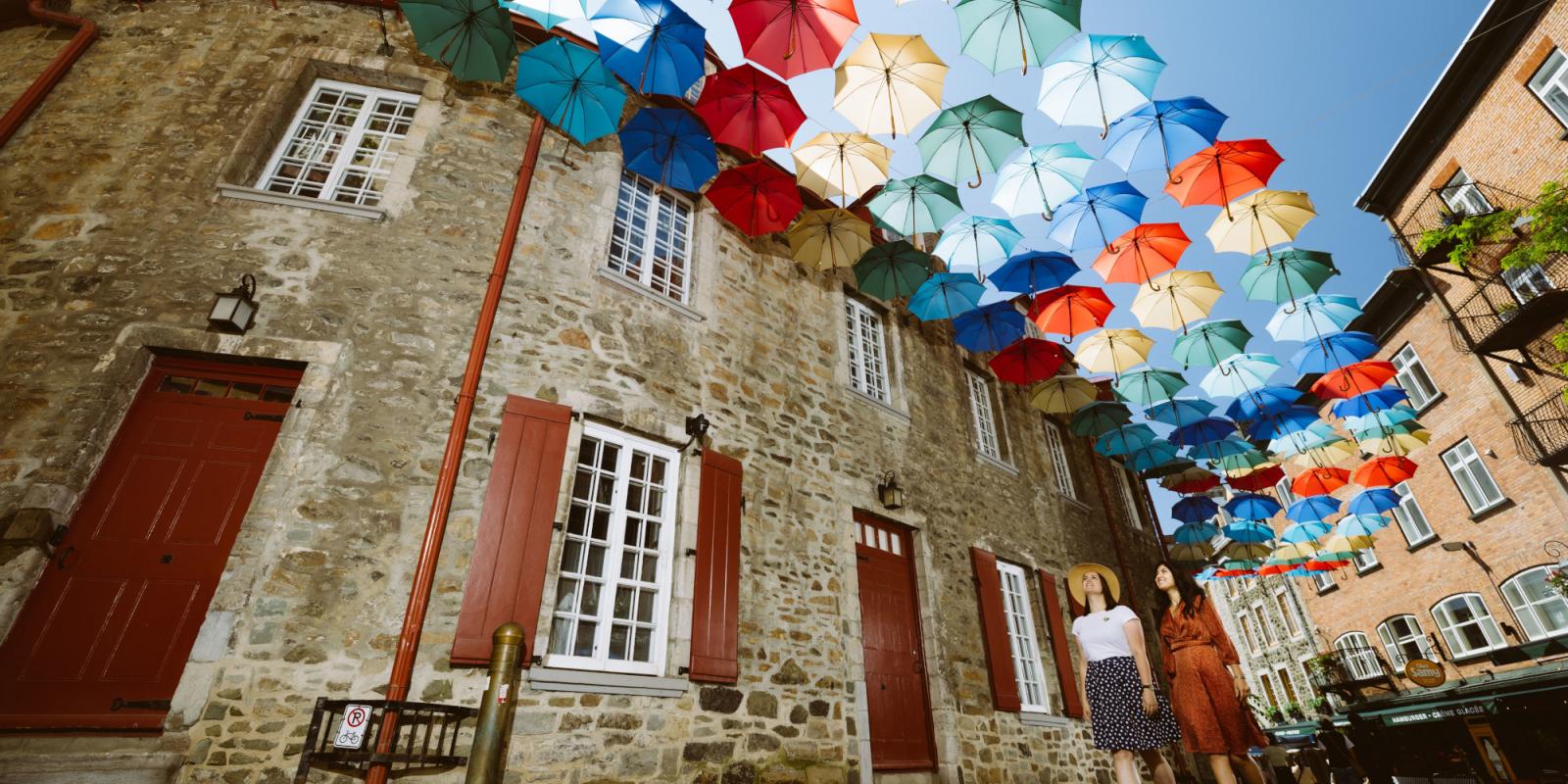 Parapluies de la rue du Cul-de-sac