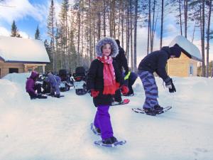 Au Chalet en Bois Rond - Raquettes en famille