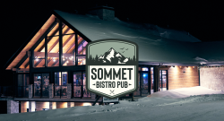 Sommet Bistro Pub - Hiver Nuit