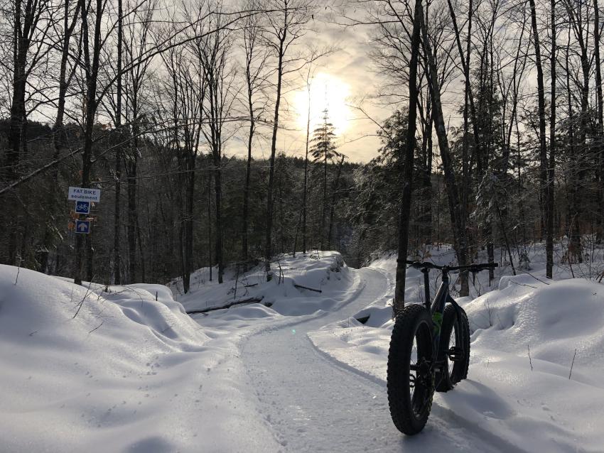 Le Centre nature Saint-Basile - Fatbike