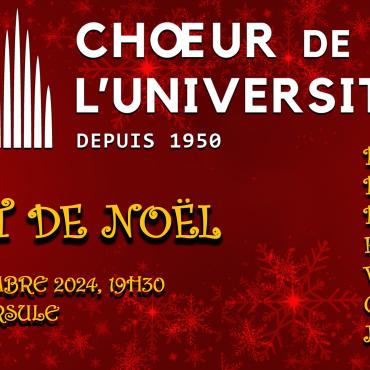 Concert de Noël du Chœur de l'Université Laval 