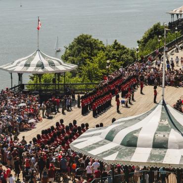 Terrasse Dufferin à la Fête du Canada