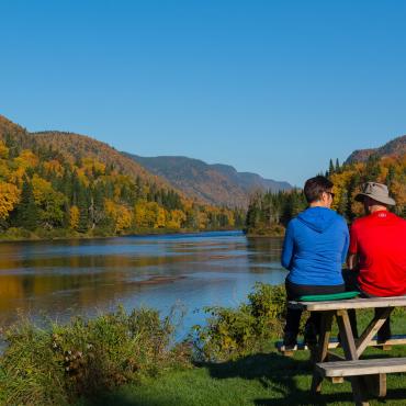 Parc national de la Jacques-Cartier en automne